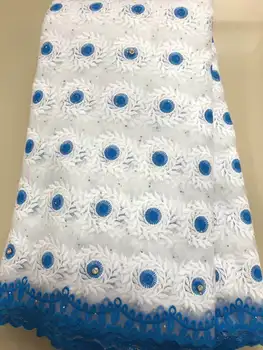 

Nigerian African Lace Fabrics 5Yards milk silk Lace Fabric High Quality African Lace Fabric For Wedding Dress French ALL3943