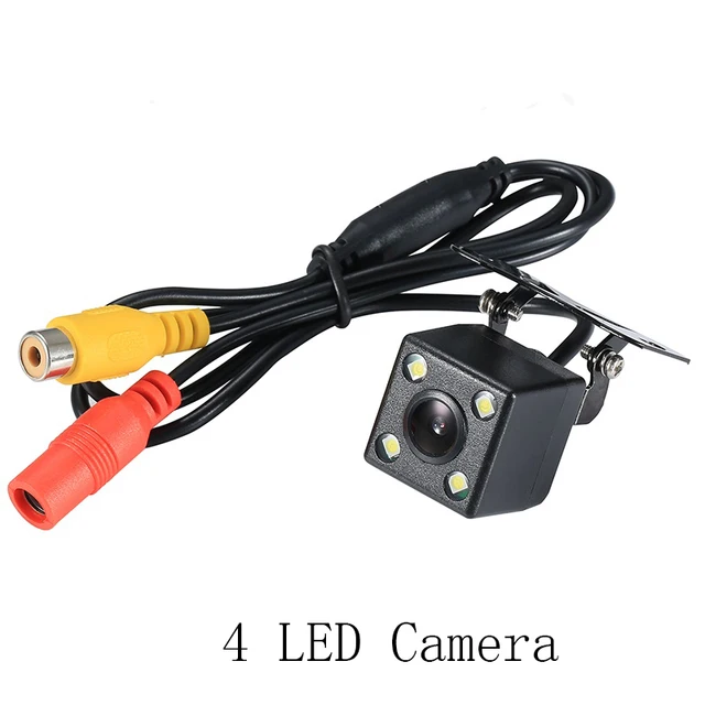 Wide Angle HD Car Rearview Camera Rear View Video Vehicle Camera Backup Reverse Camera 12 LED Night Vision Parking Camera 4 LED Camera