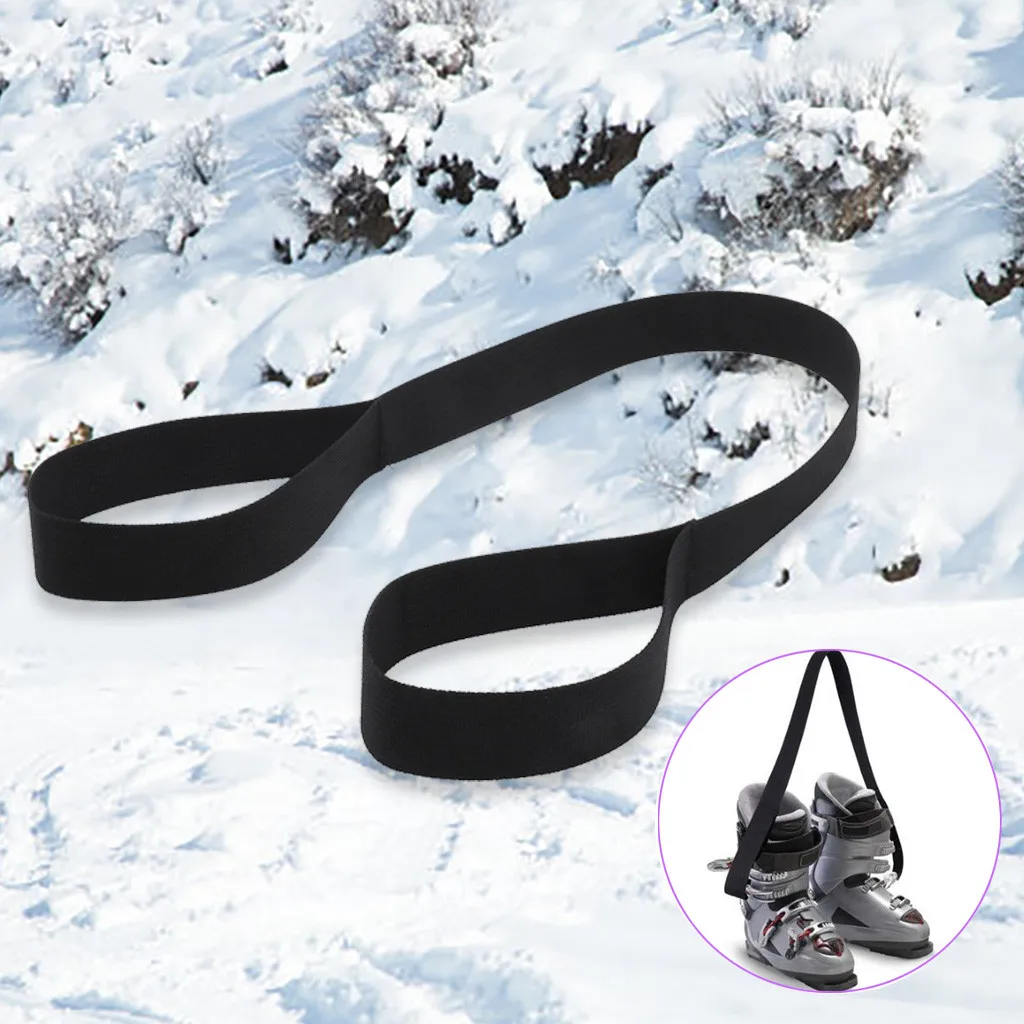 

Ski Carrier Strap Shoulder Carrying Belt Rollerblades Roller Skateboard Skate With Holder Outdoor Travel Essential