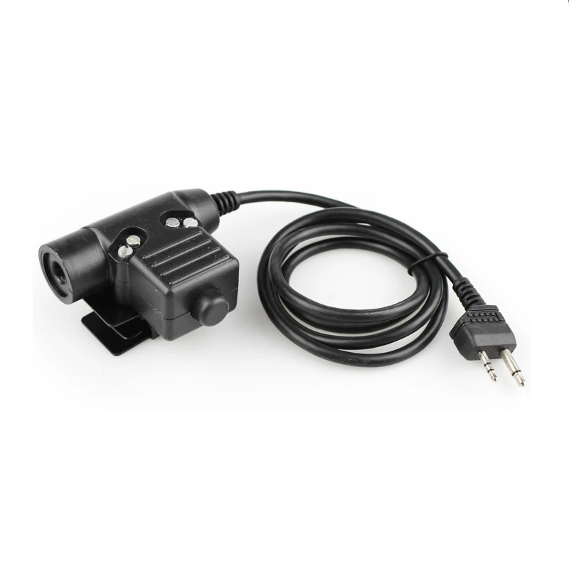 

U94 PTT Cable Plug for Midland 2 PiPN Z Tactical Headset, PPT for Bowman Elite II HD01 HD02 Walkie Talkie