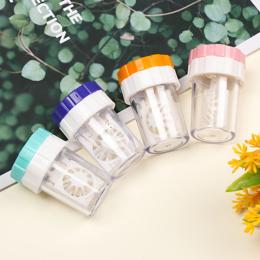 Чехол для контактных линз 1 шт. мини бокс Портативный Модный женский держатель