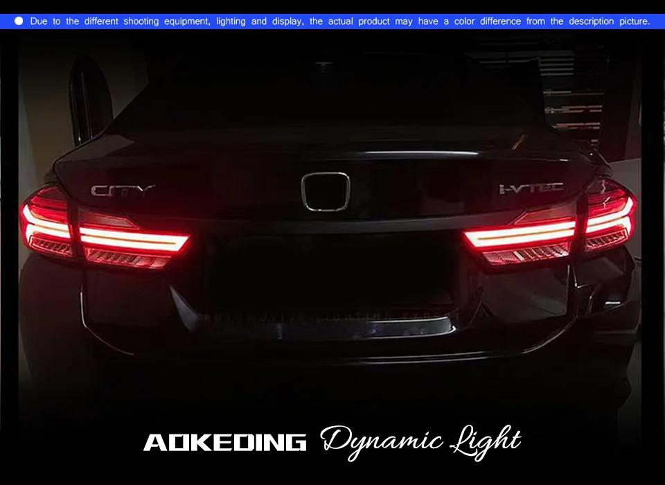 Задний фонарь для автомобиля Honda CITY- светодиодный задние фары, противотуманные фары Дневные ходовые огни DRL Тюнинг автомобилей Автомобильные аксессуары