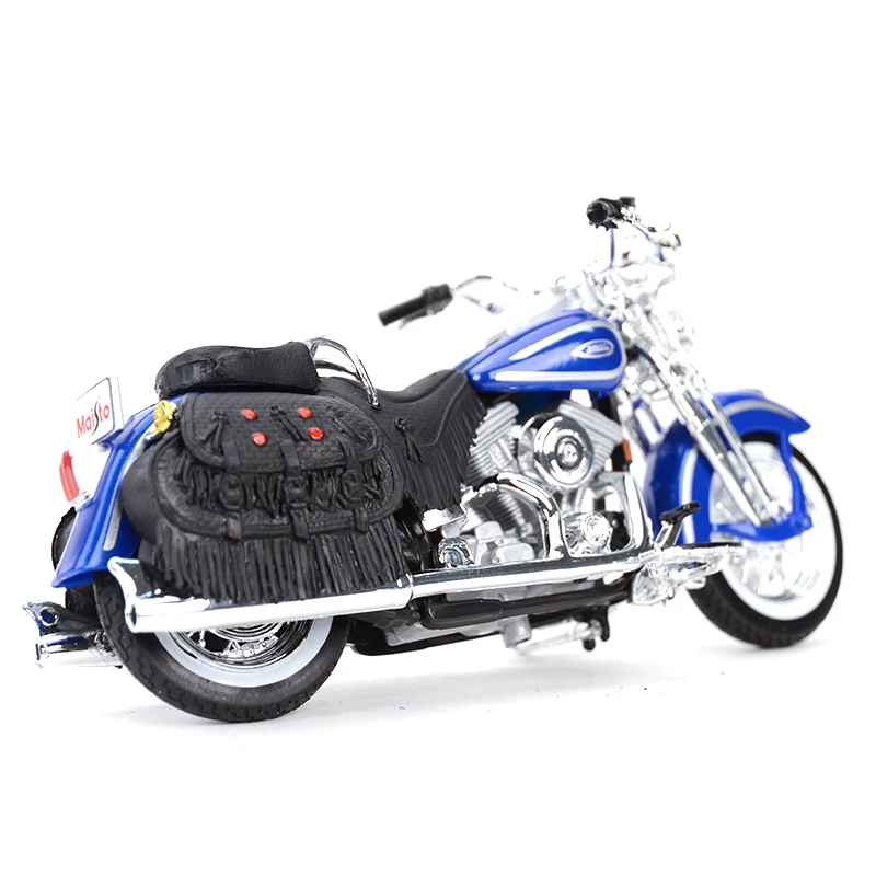 Maisto 1:18 Harley-Davidson 1999 FLSTS Heritage Softall Springer Red Die Cast Vehicles Collectible Hobbies Motorcycle Model Toys 5