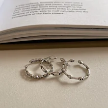 925 Sterling Silver Minimalist Adjustable Ring Pig Nose Design Gifts For Women Engagement 2021 Trend Jewelry Fine Jewellery