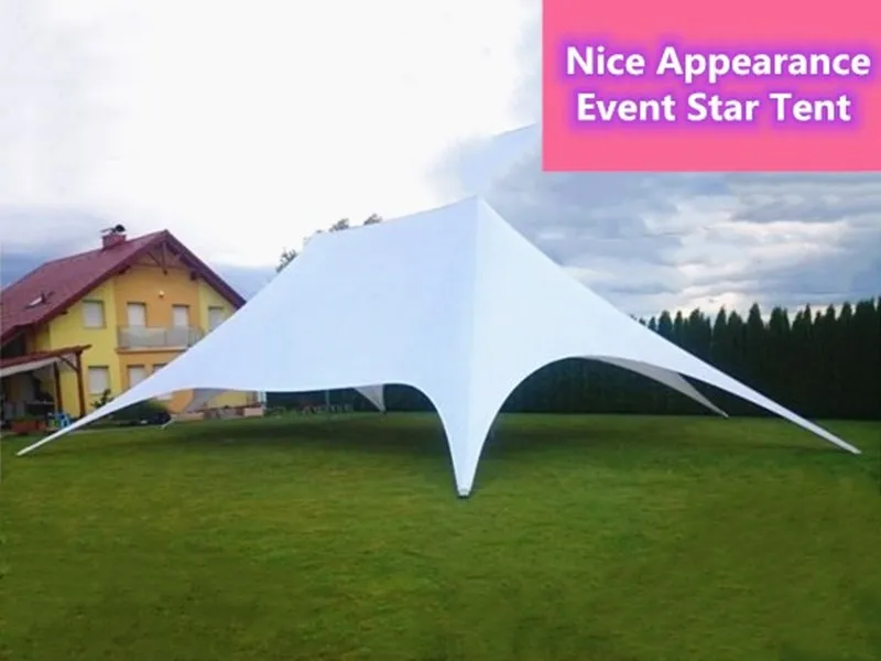 10m X 14m Twin Poles Star Marquee Shade 