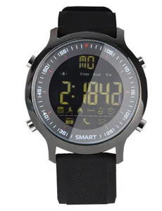 EX18 Black EX18/EX16 Bluetooth водонепроницаемые спортивные Смарт часы Открытый пульт дистанционного управления Pedemeter фото шагомер длительное время ожидания для Android iOS - Цвет: EX18 Black