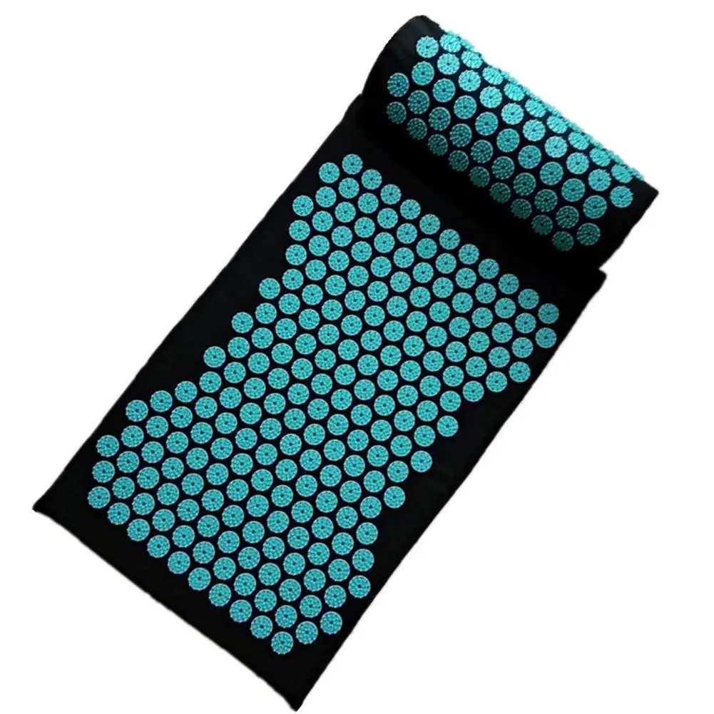 

Yoga Mat Acupressure Mat Set Acupuncture Mat Pillow Portable Massage Mat Set For Relaxation Pain Relief