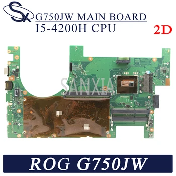 

KEFU G750JW Laptop motherboard for ASUS ROG G750JW G750J original mainboard 2D I5-4200H