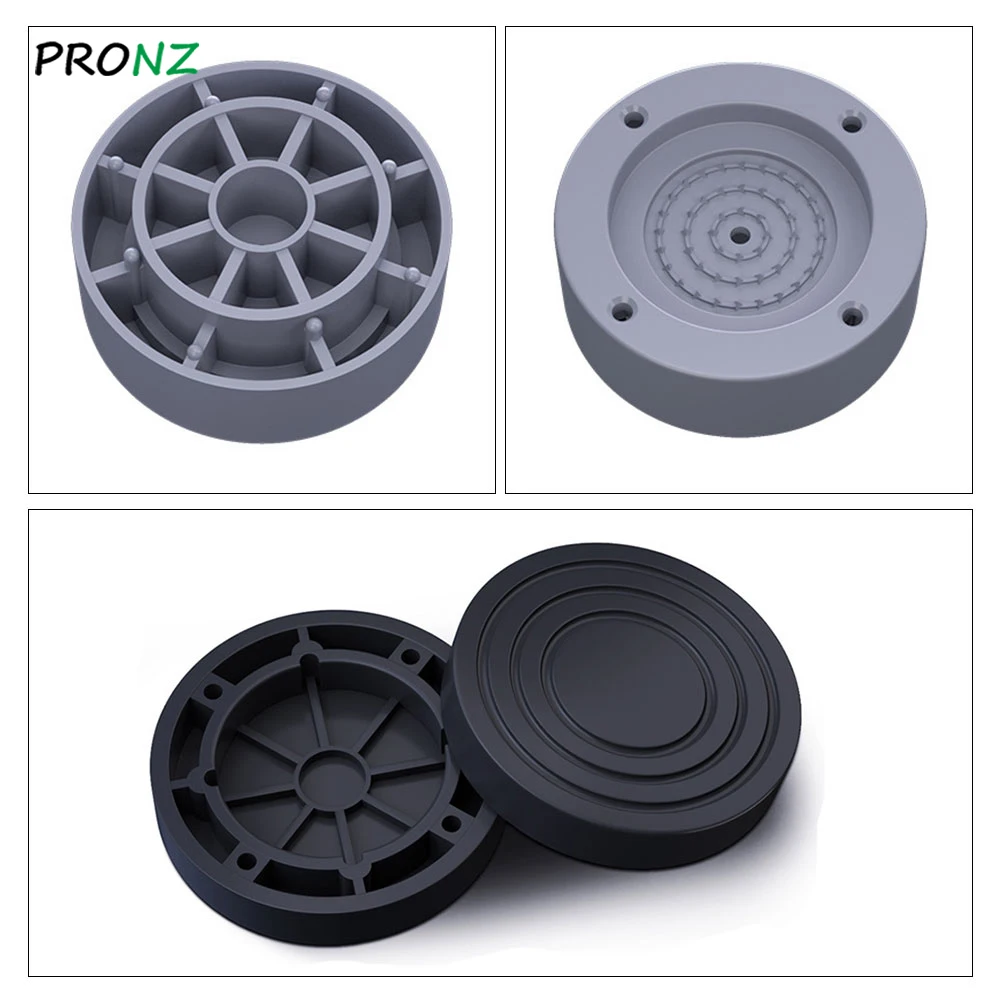 Washing Machine Anti Vibration Feet Pads Rubber Mat Anti-Vibration Pad Dryer Fixed Non-Slip Noise-reducing Pads Support Dampers