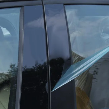 

Cover 6PCS Set Pillar Posts Trims Black For Honda Civic 2016-2018 Replacement Accessories High Quality Hot