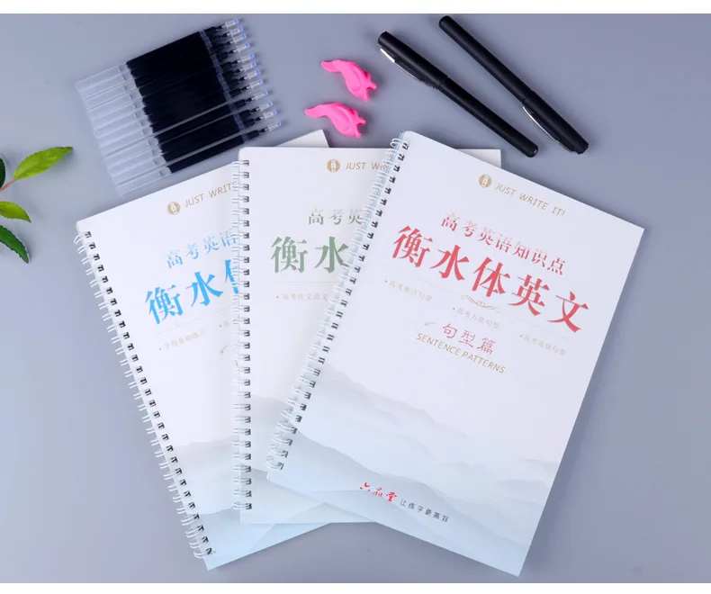 3pcs Writing English Calligraphy Copybook for Adult Children Exercises Calligraphy Practice Book libros Copybook For Kids