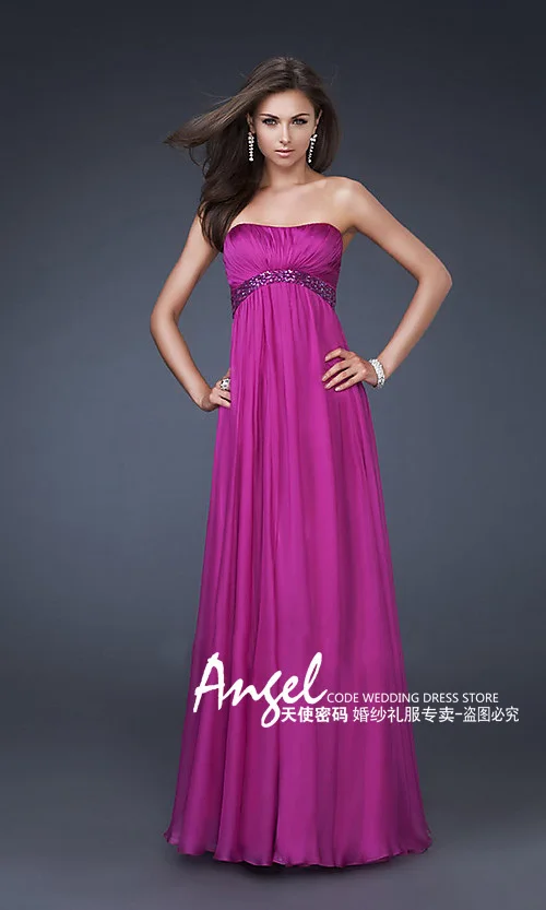 Фиолетовый robe de soiree новое модное сексуальное платье с кристаллами шифоновое вечернее длинное платье для выпускного вечера платья подружки невесты - Цвет: Фиолетовый