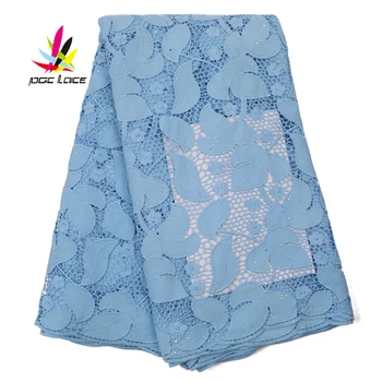 

African Water Soluble Lace Fabric With Stones 2020 High Quailty Nigerian Cord Embroidered Lace Fabric For Women Dress AMY3146B