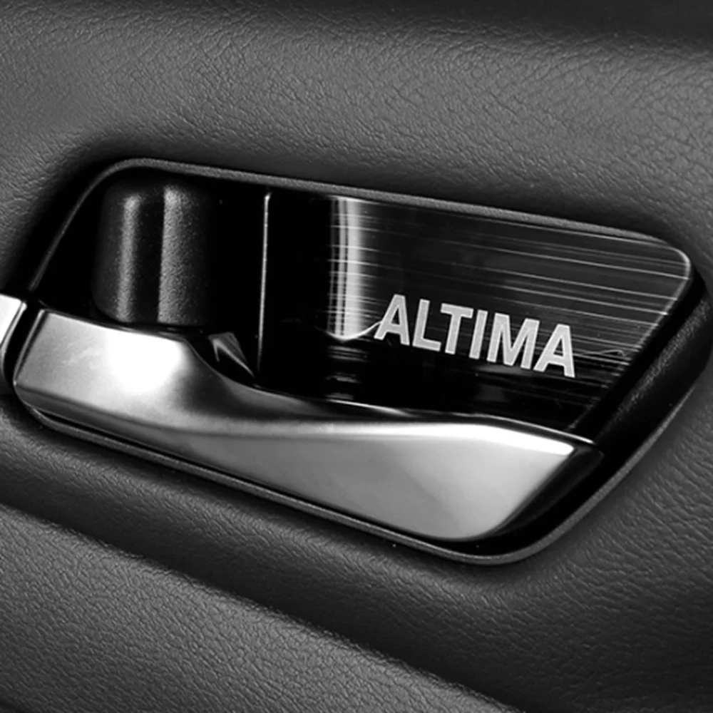 4 шт./партия внутренняя дверная ручка отделка молдингом для Nissan Altima аксессуары автостайлинг