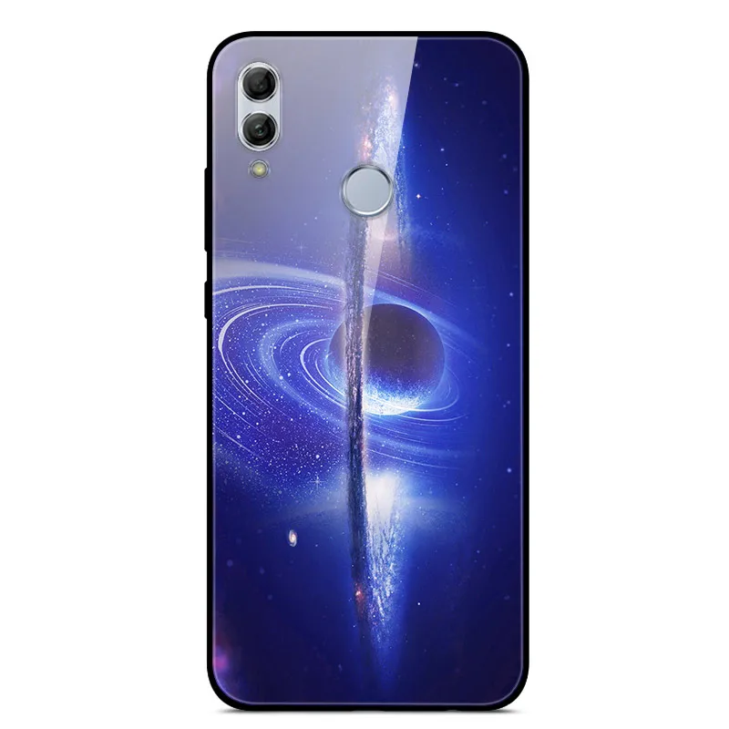 48 Чехол для huawei Honor 10 Lite с милым узором, стеклянный чехол на заднюю панель, Жесткий Чехол для huawei Honor 10 Lite, бампер для телефона, корпус, Funda, светильник - Цвет: 48