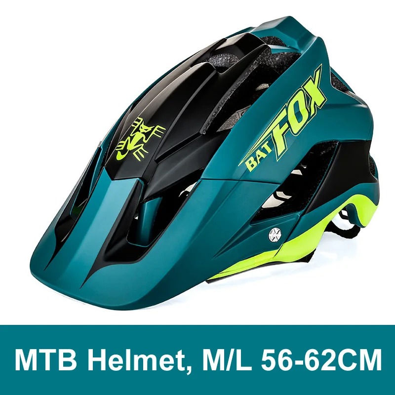 2 Batfox велосипедный шлем ультралегкий велосипедный шлем Casco Ciclismo интегрально-Формованный велосипедный шлем дорожный горный MTB шлем 56-62 см - Цвет: 2