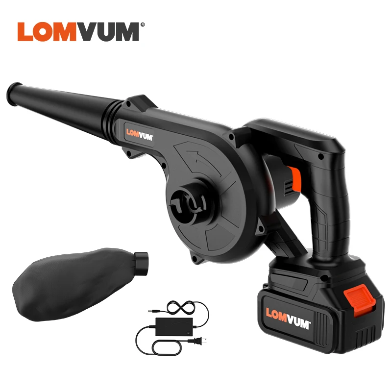 LOMVUM Air Blower Handheld Wireless 21V Electric DC Cordless 4500mah Computer Cleaning Blower Dust Vacuum Home Car Cleaner