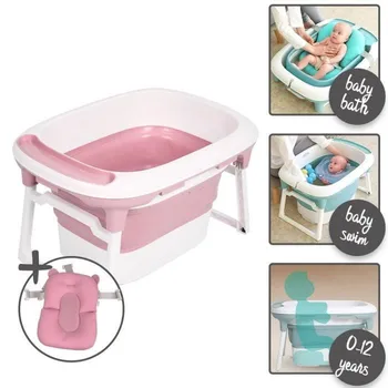 

Baby Shower Bathtub Net Pad Standing Type Floating Newborn 0-1 Year Old Supplies Rack Accessories bath mat bebe Shower Bathtub