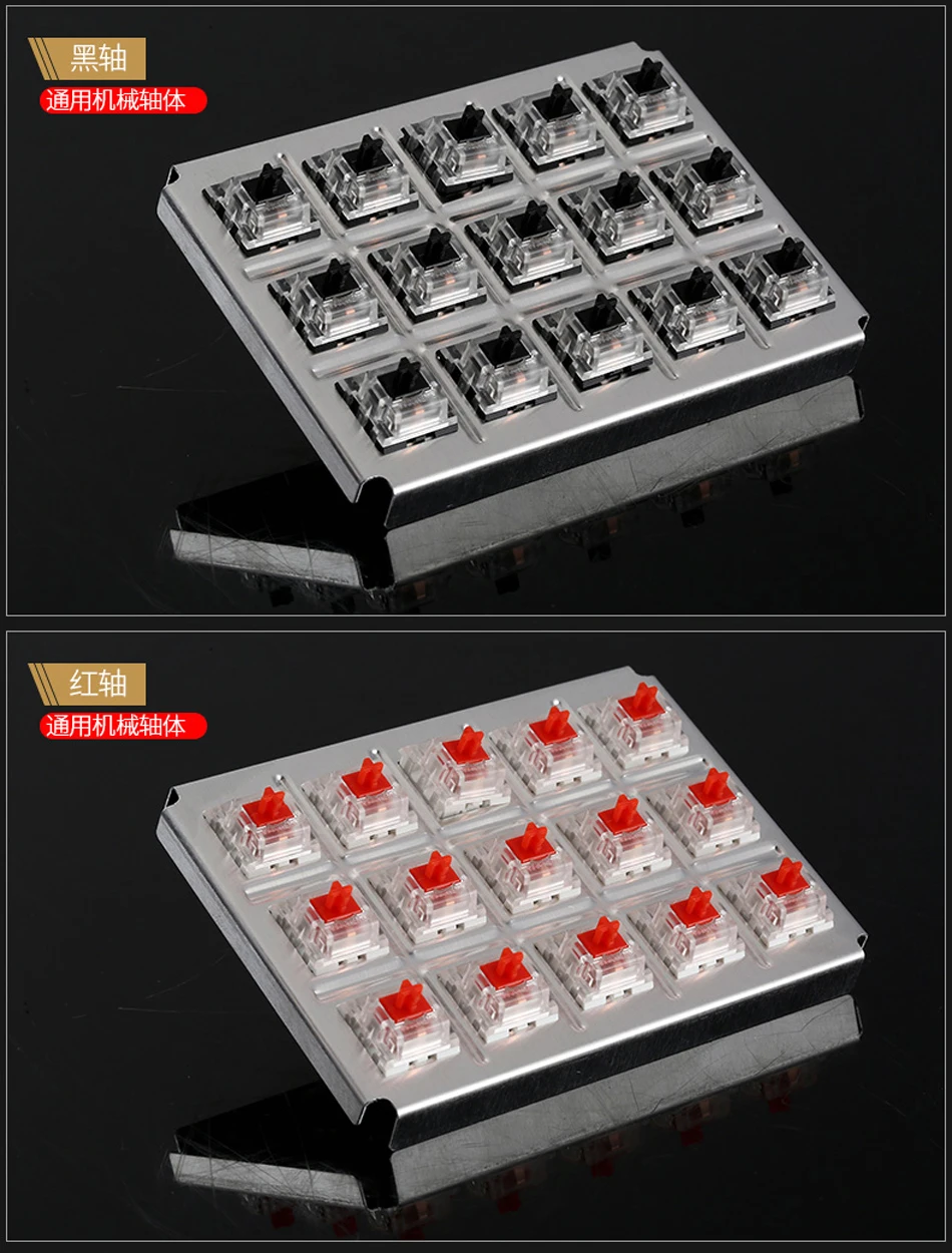 Аксессуары для клавиатуры Gateron Mx Switch 3 Pin Adn 5 Pin прозрачный чехол Mx зеленый коричневый синий переключатели для механической клавиатуры