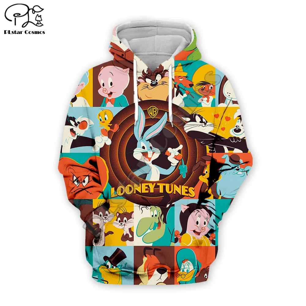 

PLstar Cosmos Anime Bugs Bunny colorful Cartoon tracksuit New Fashion 3DPrint Zipper/Hoodies/Sweatshirt/Jacket/ Mens Womens s-20