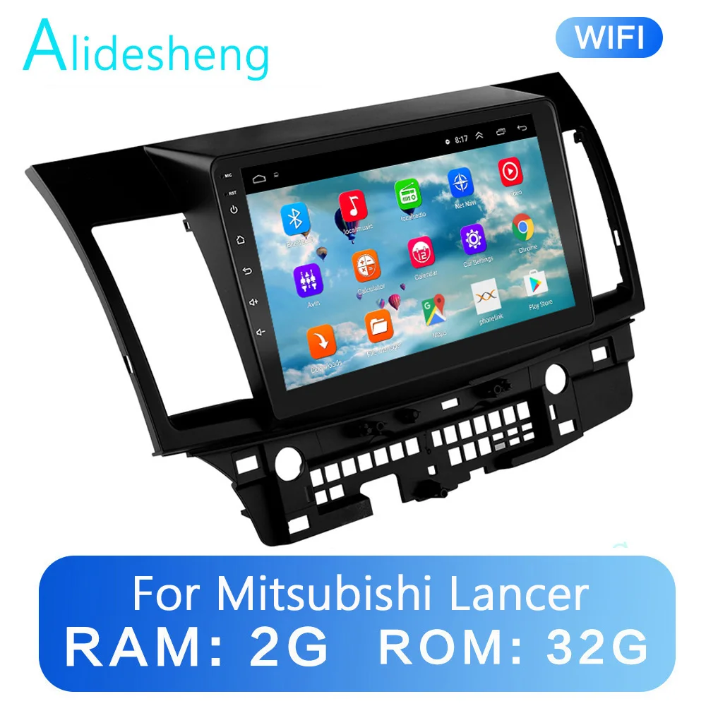 2G RAM 32G ROMAndroid 8.1 Car Radio Multimedia Video Player Navigation GPS For Mitsubishi Lancer 2008 2009 2010 2011 2012 2013 no dvd 2 din Double Din Android Car Stereo 2din
