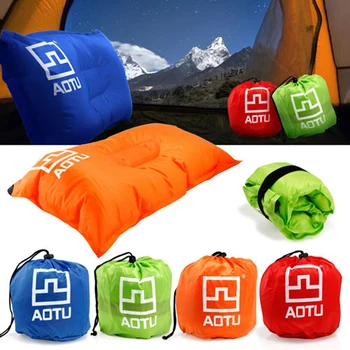

Portable Outdoor Self-Inflating Pillow Air Cushion for Camping Picnic Travel Backpacking 50x25cm