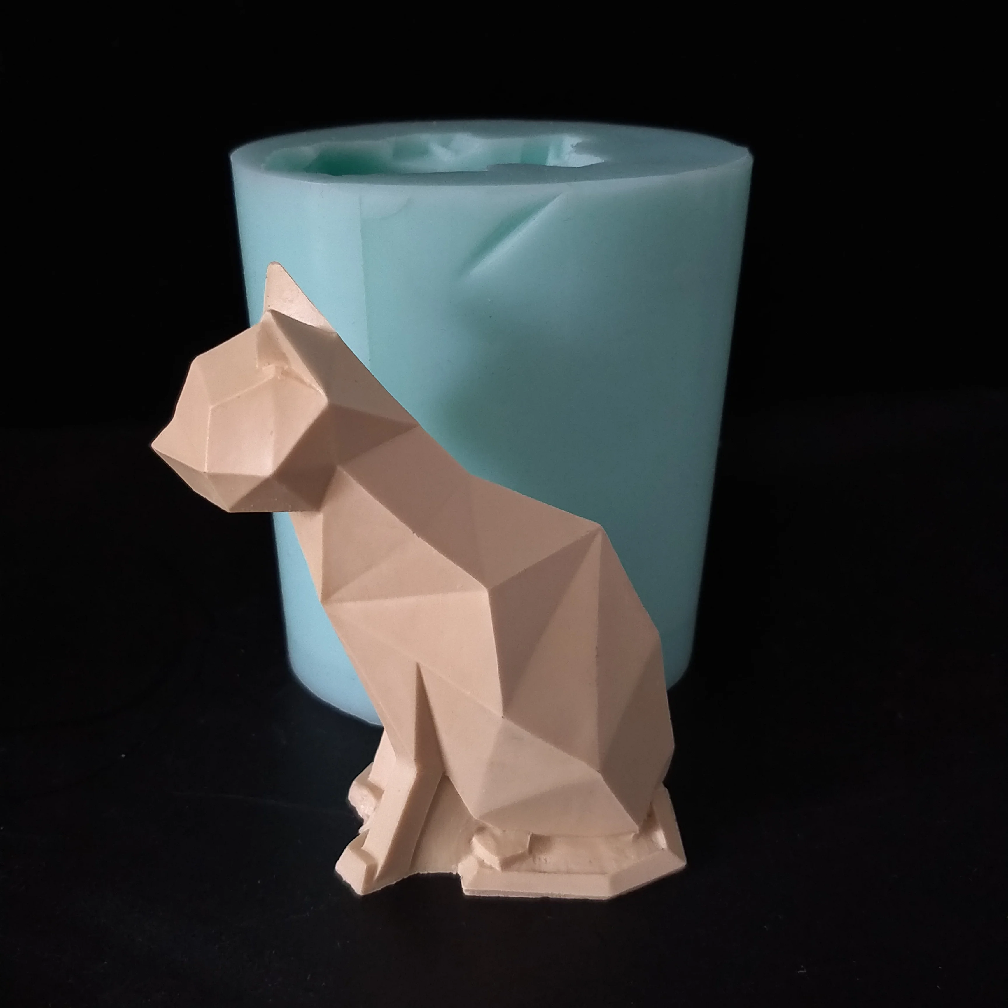 3D форма для бетона в виде кошки котенка ароматического камня ручная рукоделия |
