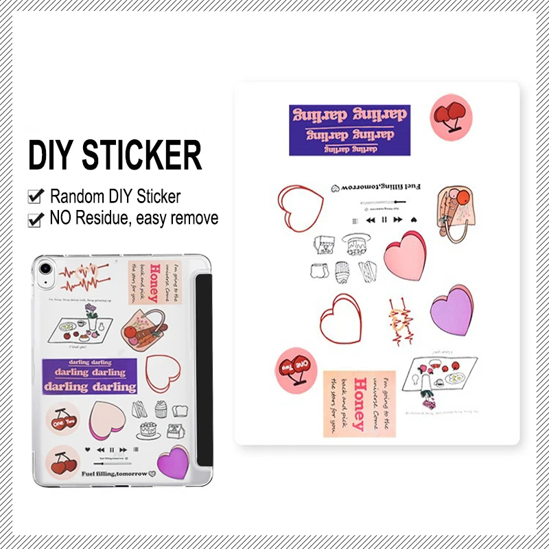 

Прозрачный Чехол DIY Sticket на задней стороне