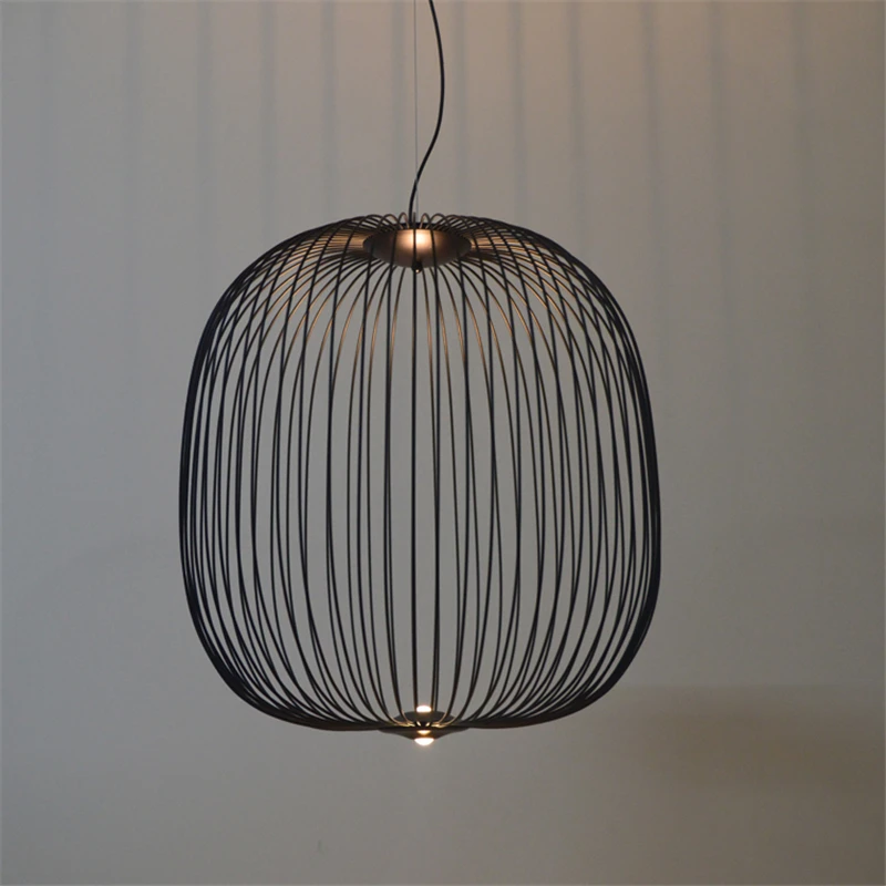 Постмодерн Foscarini спицы подвесные светильники Промышленная клетка для птиц подвесной светильник для столовой гостиной домашний Декор светодиодный подвесной светильник