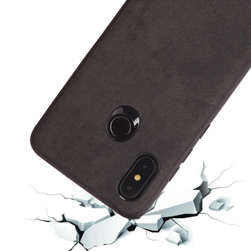 Чехол для телефона для Xiaomi mi 8 A1 A2 Lite mi x 2S 3 Max 3 джинсовая холщовая кожа Мягкий ТПУ чехол для Red mi Note 5 6 Pro 6A Capa