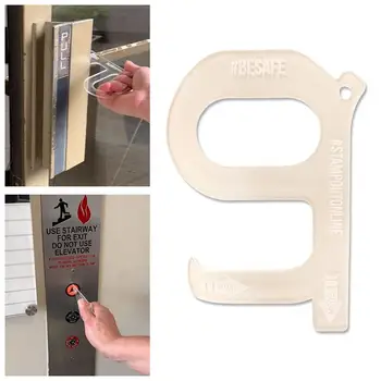 

Portable Contactless Door Opener Handle Safety Hygiene Hand Non-contact Press Elevator Button Tool