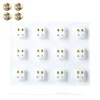 12 Pairs Earrings Crystal Piercing Tools Set Surgical Steel for Body Ear Earrings Piercing Gun Fashion Jewelry Accessories 3