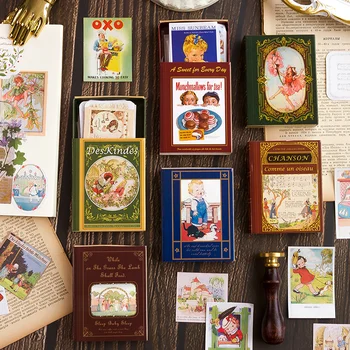 

6packs/LOT collection memory series stationery sticker Creative decoration DIY textured paper sticker