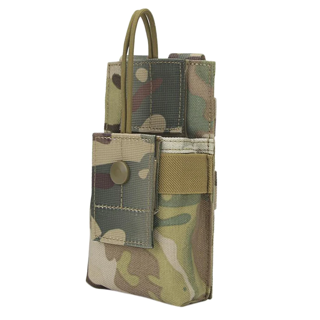 Outdoor Multi-Function Phone Walkie-Talkie Pouch Accessories Bag for Hiking Fishing Climbing Mountaineering