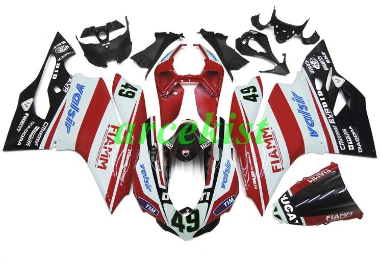 ABS Обтекатели для поездок на мотоцикле DUCATI 899 1199 S R Panigale для детей возрастом 12, 13, 14, 15, 16 899R 1199R 899S 1199 S 2012 2013 на заказ 49