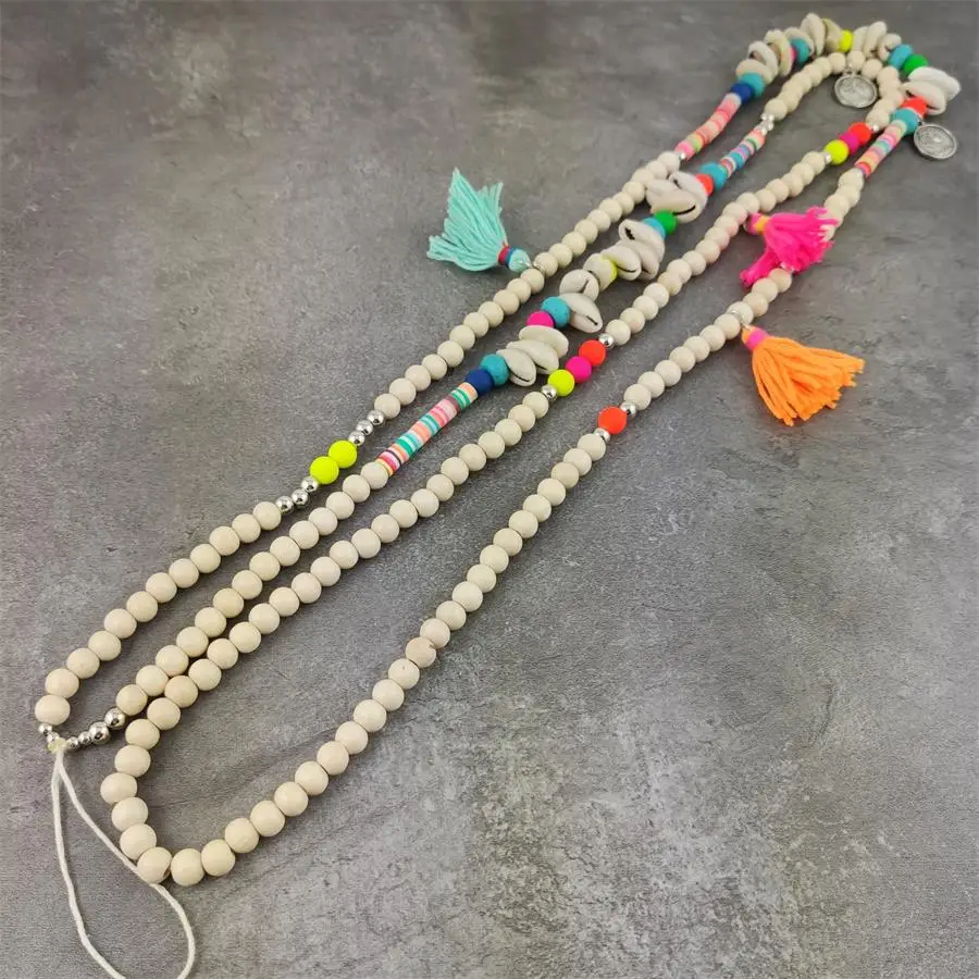 

Boho candy color Phone Accessories Neck Straps Key Keychain Phone Chain Rotation Long Hanging Badges