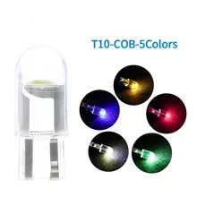 XUANYAN DXZ 1X T10 светодиодный Canbus W5W светодиодный 12V автомобильный интерьер светильник COB 194 168 Габаритные огни лампы для чтения сигнальные лампы 2 Вт белого и синего цвета