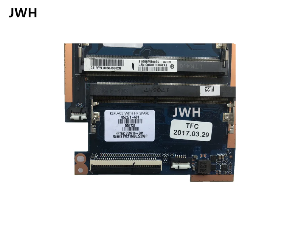 YPAY для hp 15-AW материнская плата A6-9210 DAG55AMB6E0 856271-001 856271-501 856271-601 тестирование работы