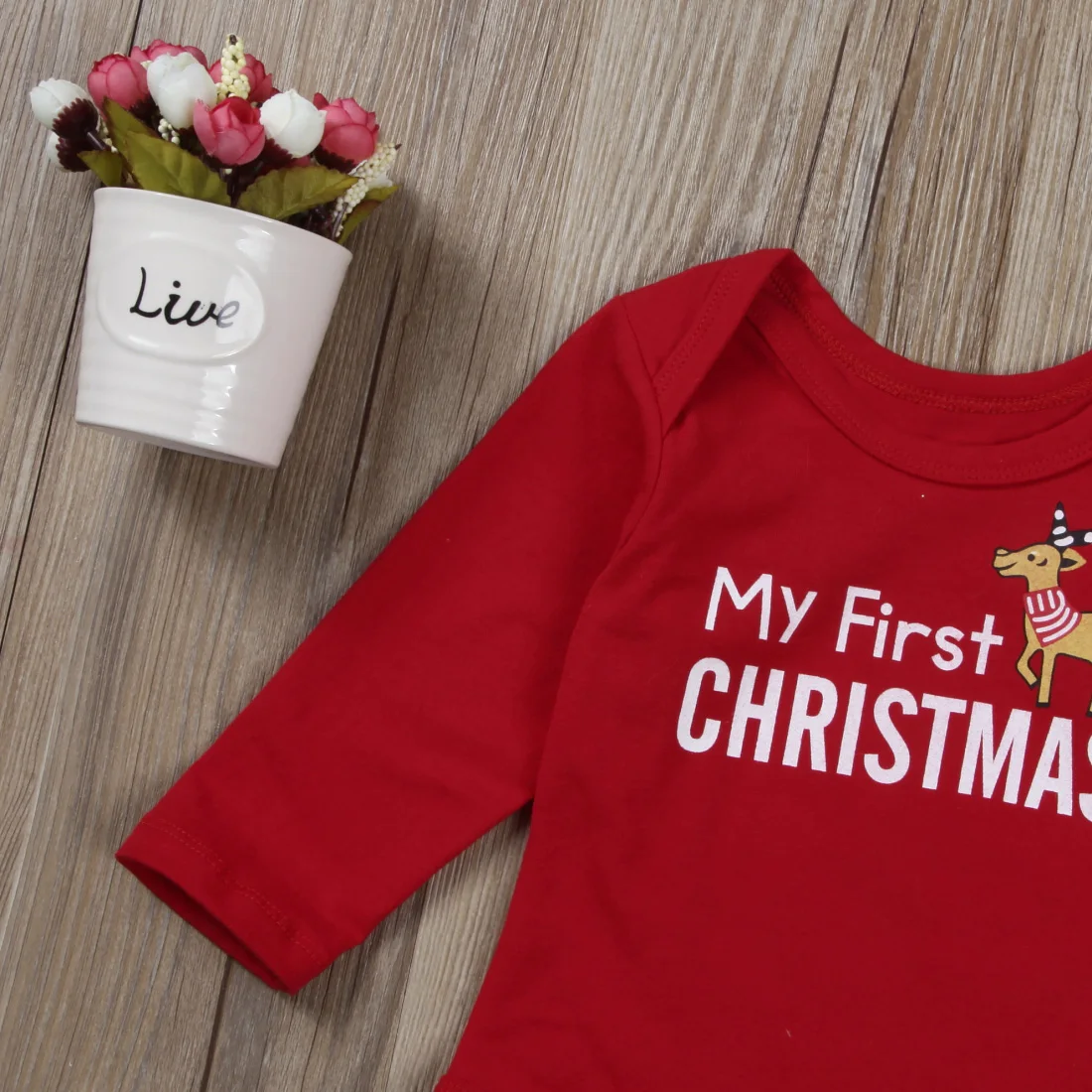 Боди для малышей с надписью «MY First Christmas»; боди с длинными рукавами для маленьких мальчиков и девочек; комбинезон; комплекты одежды; Размеры 0-24M