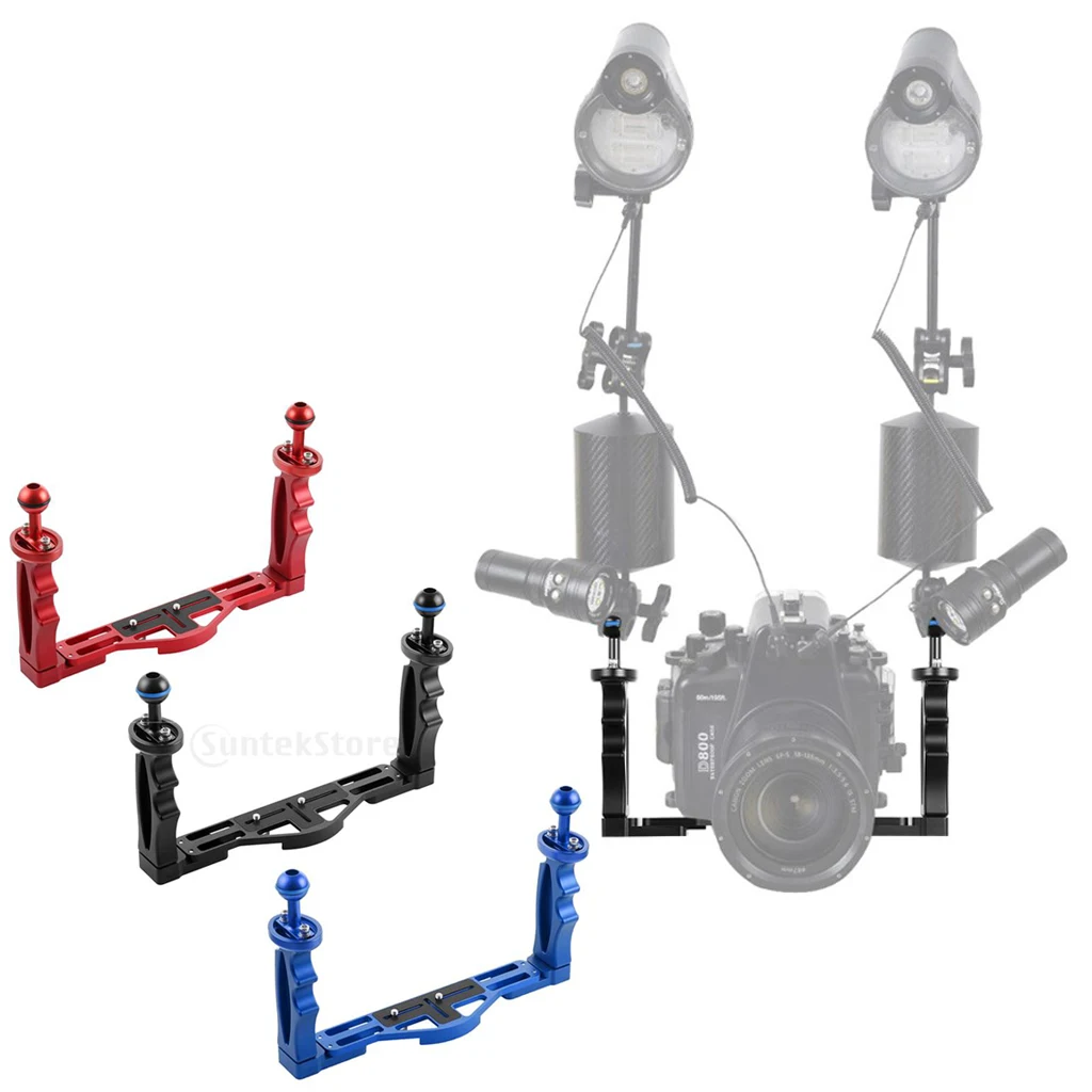 Adjustable Underwater Camera Tray Stabilizer Stand Rack for GoPro Action Camera
