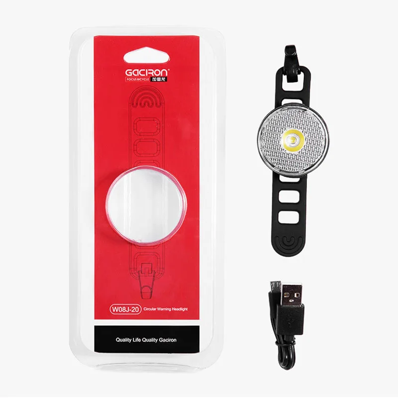 

Mini Smart Bicycle Light USB Charging Taillight 80 Lumen Bike Light Waterproof Warning Lights Running Light Spotlight Floodlight