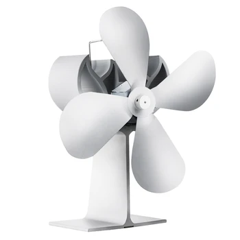 

4 Blade Heat Powered Wood Stove Fan for Log Wood Burner/Fireplace Eco Fan