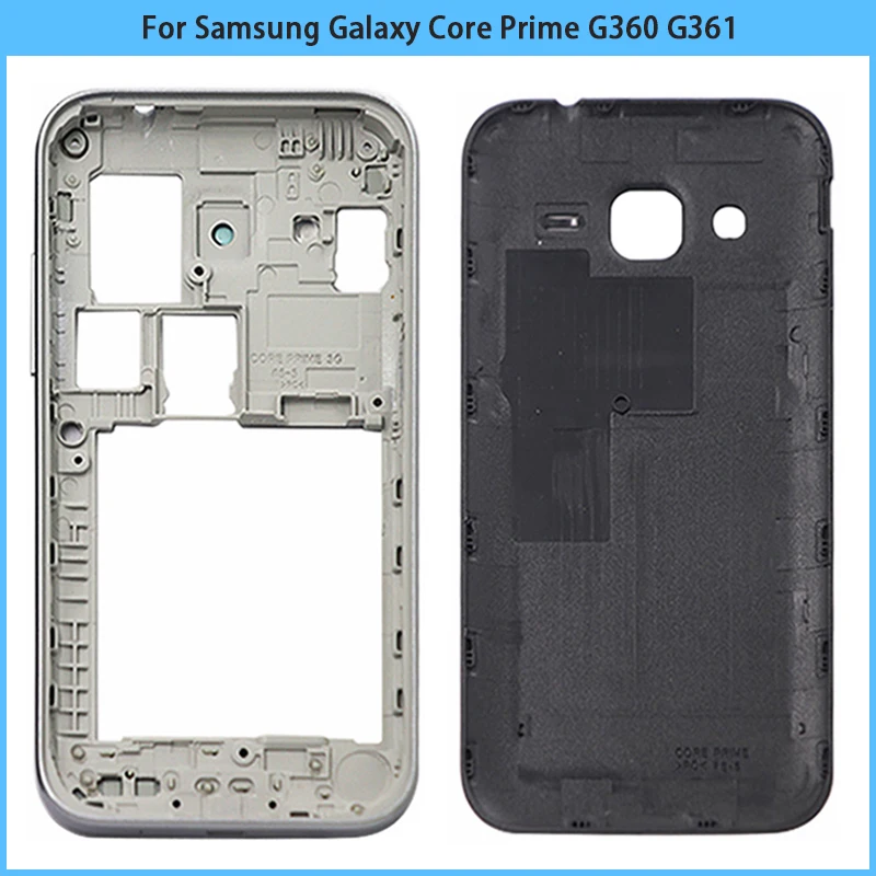 10 шт в упаковке новая G360 задний корпус чехол для Samsung Galaxy Core Prime G361 G361F Пластиковая