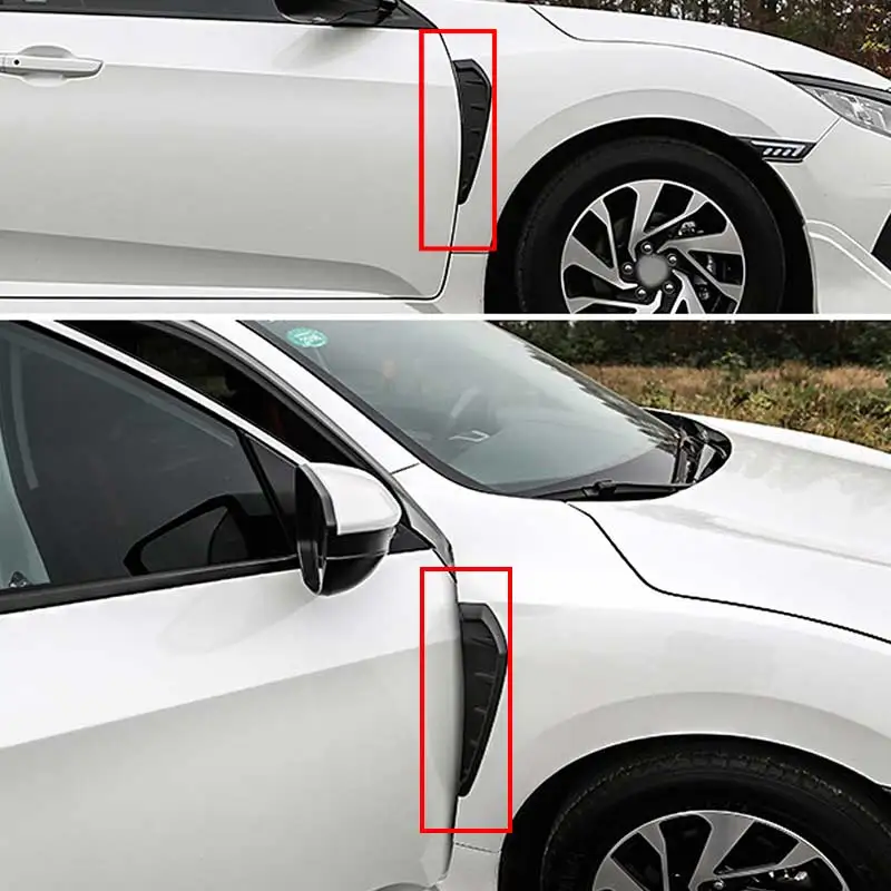 Winglet Vent Cover Крышка Winglet прочная боковая крышка Winglet Vent Bracket Kit Брызговики пластиковые ABS регулируемые для замены