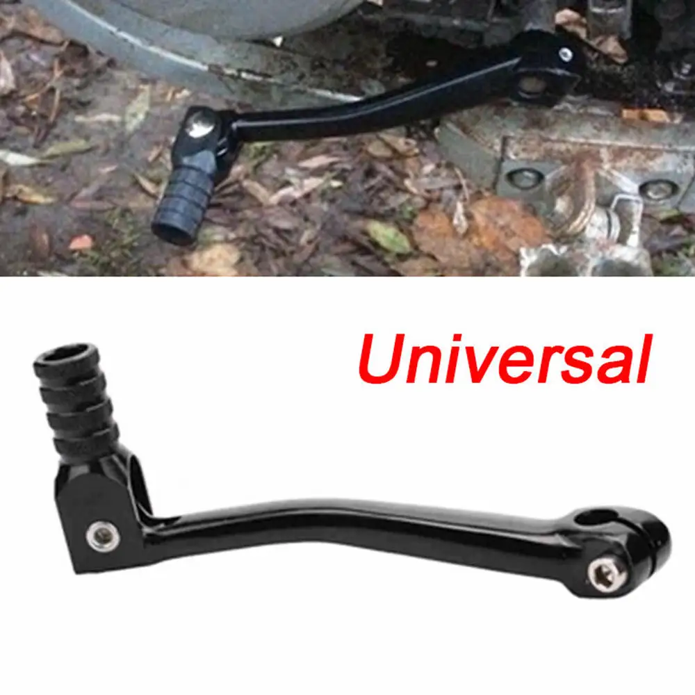 Universal Scooter Gear Shift Lever Shifter For Motorcycle Bike CNC Aluminum Black Motorcycle Accessories
