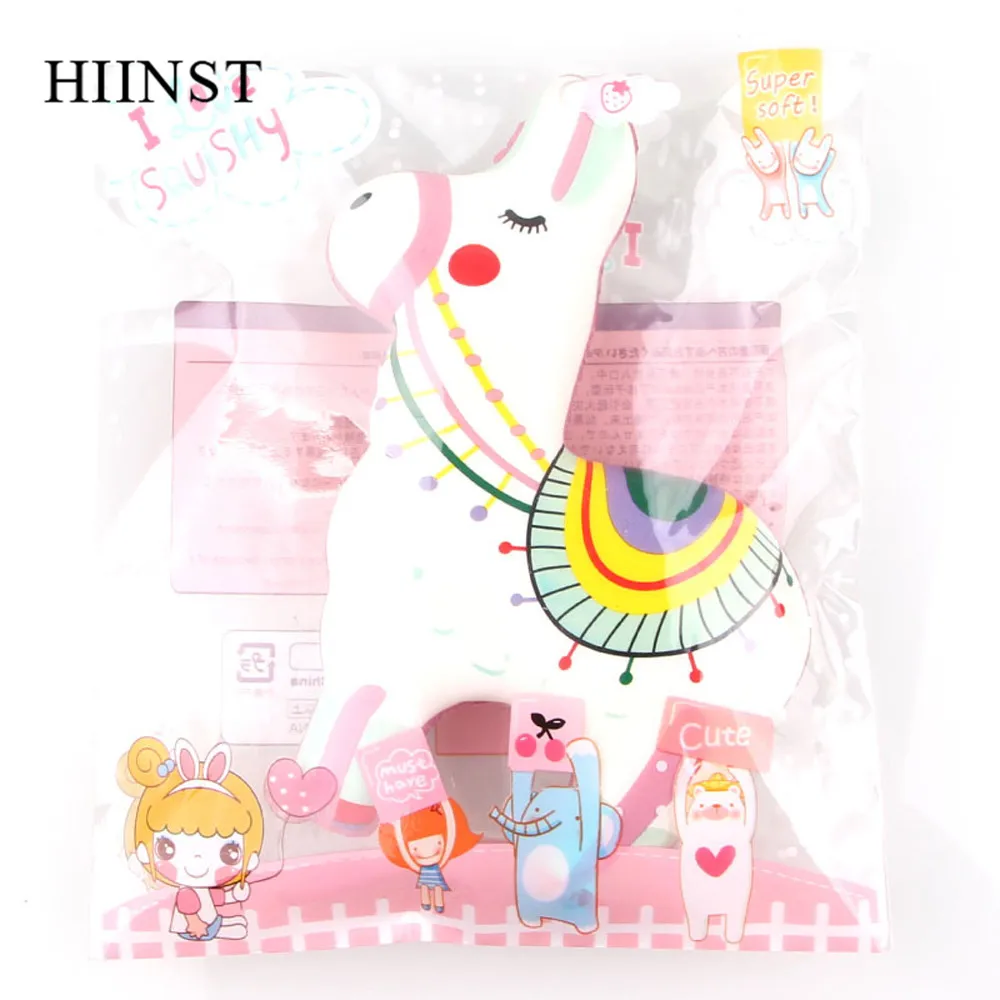 HIINST, рождественские игрушки, сжимающая стресс, мультяшная лошадь, Ароматизированная, для детей, медленно поднимающаяся, ароматическая игрушка, для взрослых, снимает стресс, реалистичные игрушки