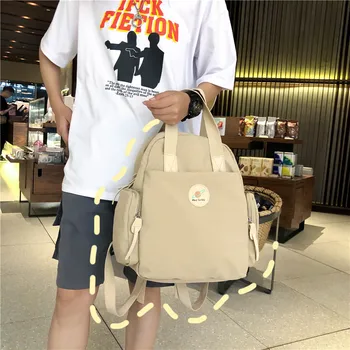 

Schoolbag Female Korean Version Harajuku Ulzzang College Student Anti-theft Travel Bag Wild Multifunctional Campus Backpack