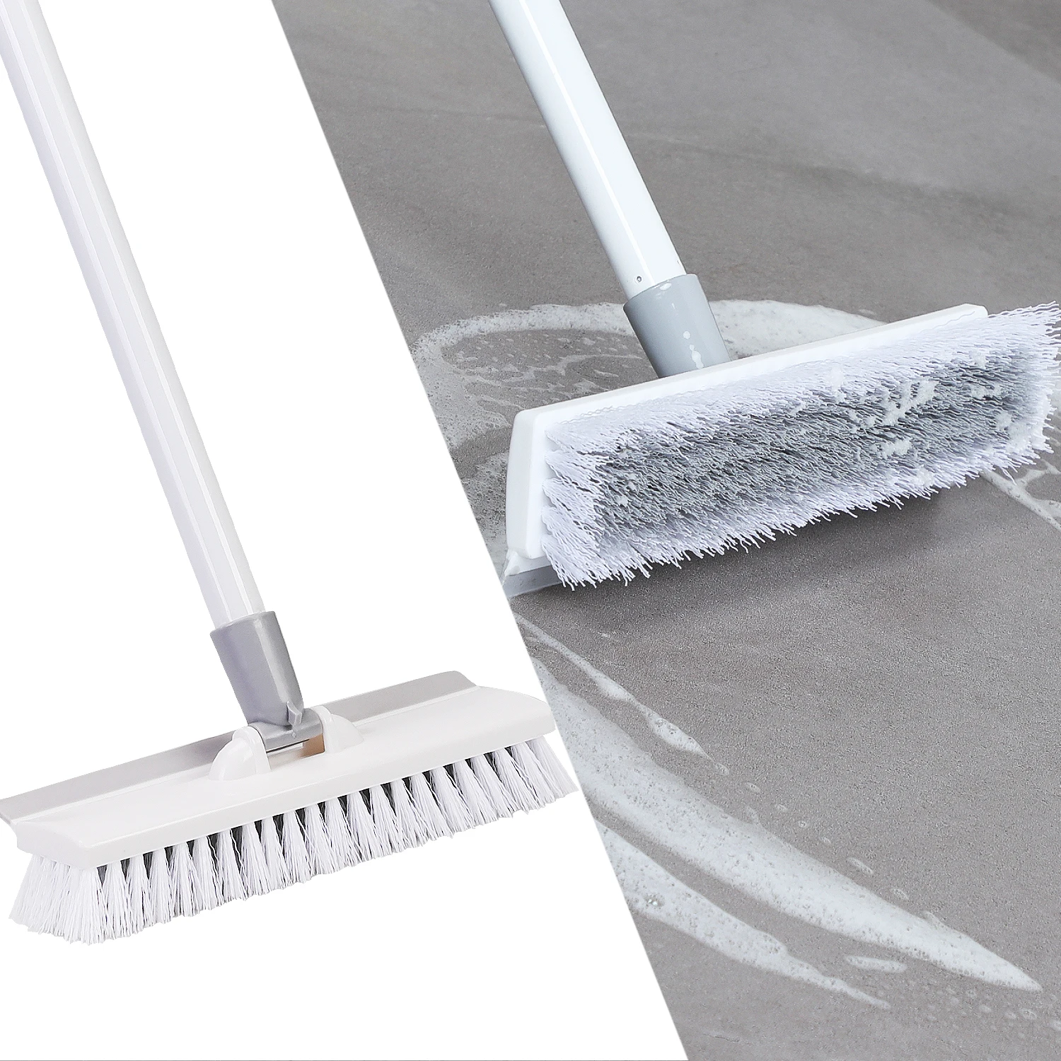 Cleanhome пол чистящую щетку для контроля уровня сахара в крови с 50 &quotРегулируемый