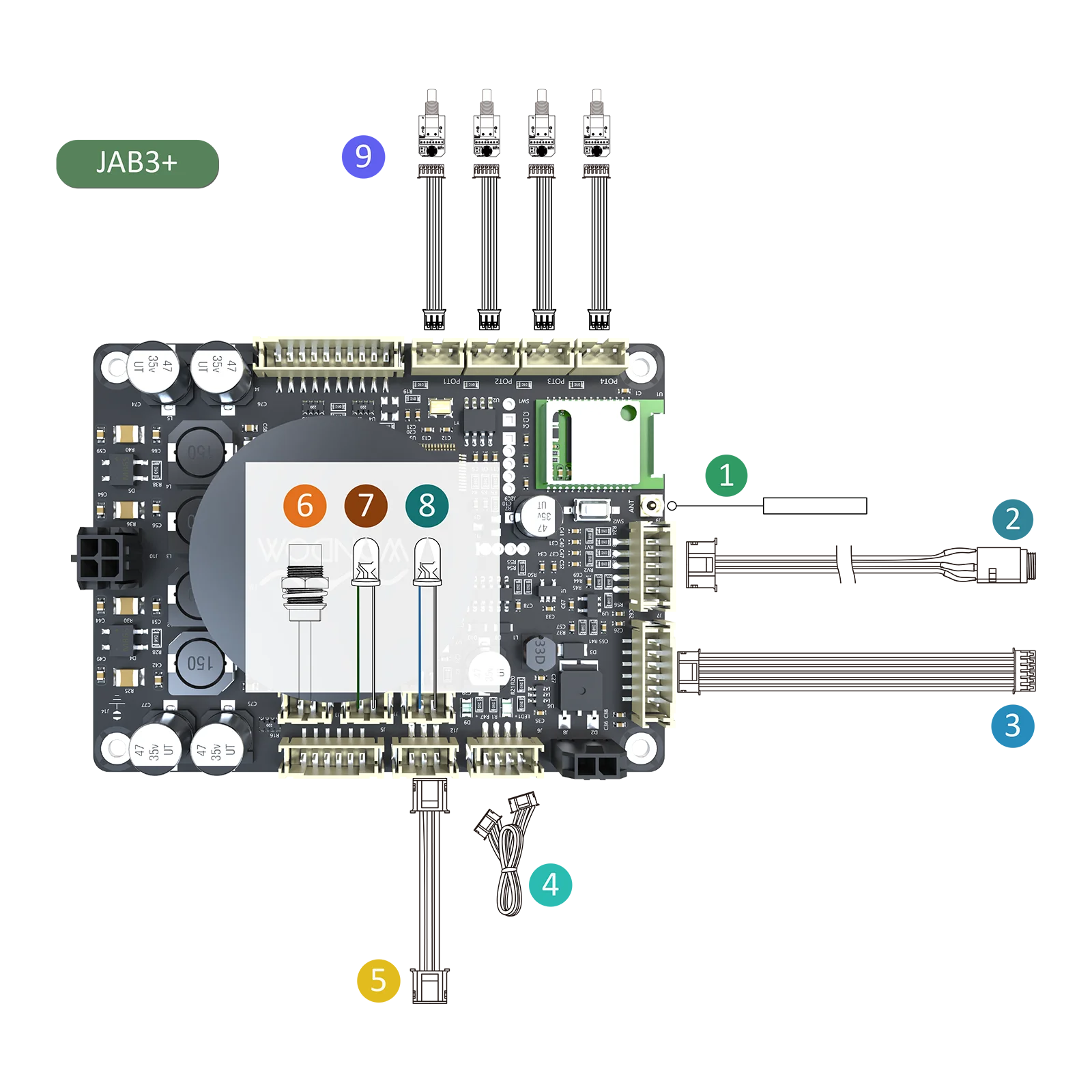 Functional Cables Package for JAB3+ / JAB4 / JAB5 3