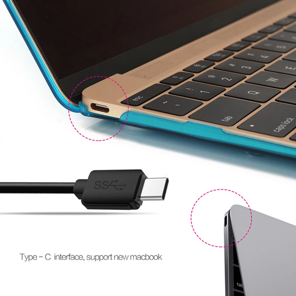 Тип c 4 порта usb-хаб USB 3,0 внешний разветвитель Замена для Macbook Pro телефон планшет ПК ноутбук Настольный